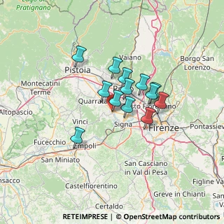 Mappa Via Alessandro Allori, 59016 Poggio a Caiano PO, Italia (9.73077)