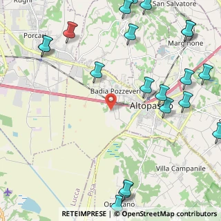 Mappa Corte Casali, 55011 Altopascio LU, Italia (3.2505)
