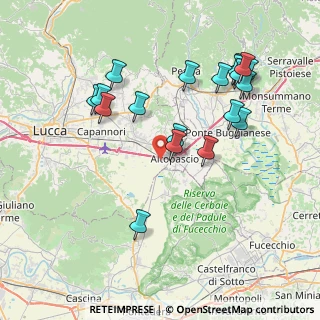 Mappa Corte Casali, 55011 Altopascio LU, Italia (8.38842)