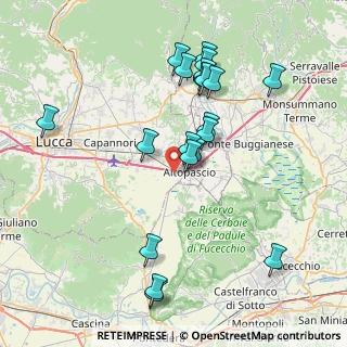 Mappa Corte Casali, 55011 Altopascio LU, Italia (8.2635)