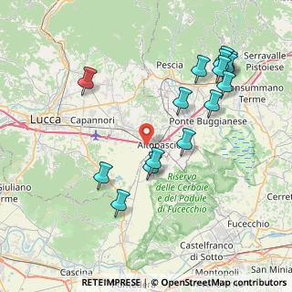 Mappa Corte Casali, 55011 Altopascio LU, Italia (8.876)