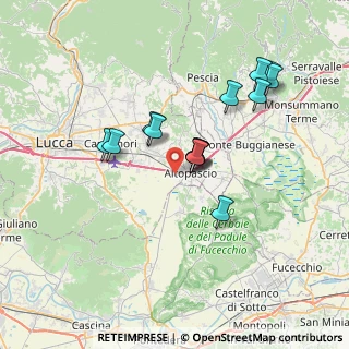 Mappa Corte Casali, 55011 Altopascio LU, Italia (6.39)