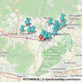 Mappa Corte Casali, 55011 Altopascio LU, Italia (6.51125)