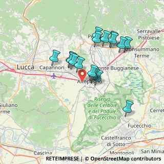 Mappa Corte Casali, 55011 Altopascio LU, Italia (6.32824)