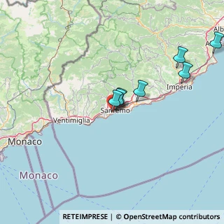 Mappa Via Hope, 18038 Sanremo IM, Italia (33.88545)