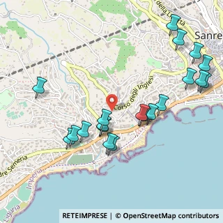 Mappa Via Hope, 18038 Sanremo IM, Italia (0.583)
