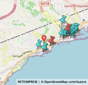 Mappa Via Hope, 18038 Sanremo IM, Italia (0.9625)