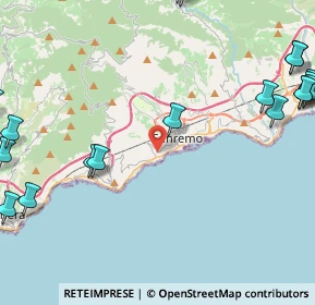 Mappa Via Hope, 18038 Sanremo IM, Italia (6.8825)