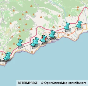 Mappa Via Hope, 18038 Sanremo IM, Italia (3.55)