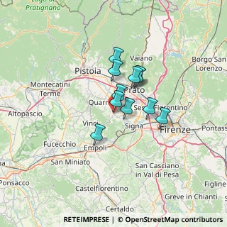 Mappa Via del Pontormo, 59015 Carmignano PO, Italia (8.81636)