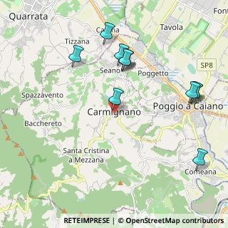 Mappa Via del Pontormo, 59015 Carmignano PO, Italia (2.26636)