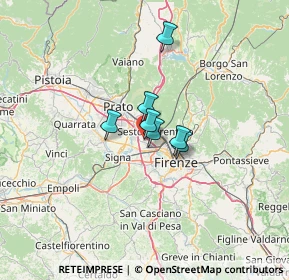 Mappa Via Senna, 50019 Sesto Fiorentino FI, Italia (24.91727)