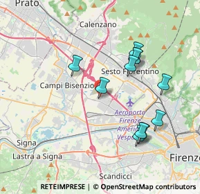 Mappa Via Senna, 50019 Sesto Fiorentino FI, Italia (3.69818)