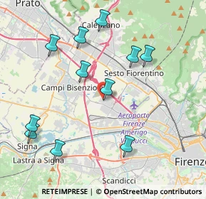 Mappa Via Senna, 50019 Sesto Fiorentino FI, Italia (4.41636)