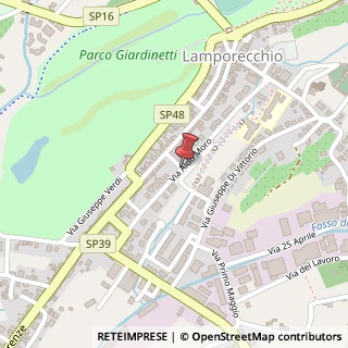 Mappa Via Aldo Moro, 4, 51035 Lamporecchio, Pistoia (Toscana)