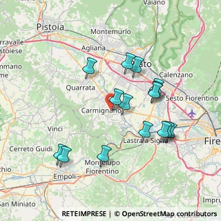 Mappa Via del Granaio, 59015 Carmignano PO, Italia (7.47467)