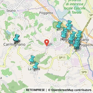 Mappa Via del Granaio, 59015 Carmignano PO, Italia (1.2415)