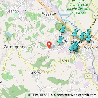 Mappa Via del Granaio, 59015 Carmignano PO, Italia (1.20091)