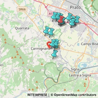Mappa Via del Granaio, 59015 Carmignano PO, Italia (3.96263)