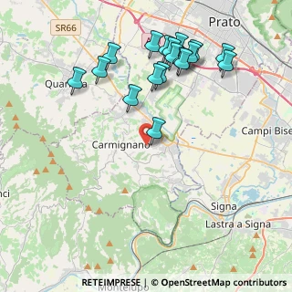 Mappa Via del Granaio, 59015 Carmignano PO, Italia (4.54389)
