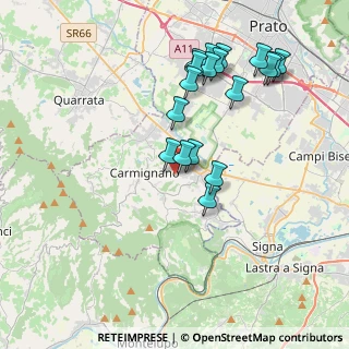 Mappa Via del Granaio, 59015 Carmignano PO, Italia (3.97111)