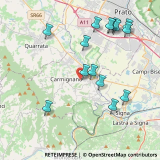 Mappa Via del Granaio, 59015 Carmignano PO, Italia (4.84467)
