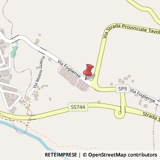 Mappa Via Fogliense, 31, Via Fogliense, Urbino, PU 61029, 61029 Urbino, Pesaro e Urbino (Marche)