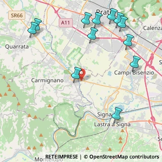 Mappa Via Francesco Petrarca, 50058 Ponte all'Asse FI, Italia (5.75417)