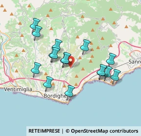 Mappa SP 57, 18012 Vallebona IM, Italia (3.37938)