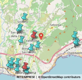 Mappa SP 57, 18012 Vallebona IM, Italia (2.86632)