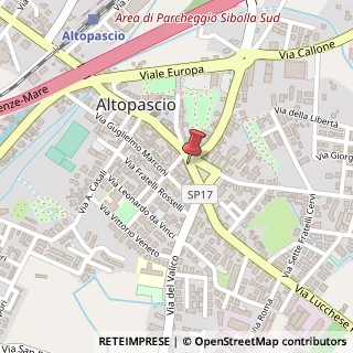 Mappa Via Cavour, 43, 55011 Altopascio, Lucca (Toscana)