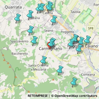 Mappa Piazza Giacomo Matteotti, 59015 Carmignano PO, Italia (2.4555)