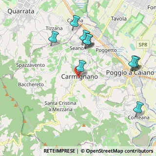 Mappa Piazza Giacomo Matteotti, 59015 Carmignano PO, Italia (2.29273)