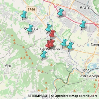 Mappa Piazza Giacomo Matteotti, 59015 Carmignano PO, Italia (3.38727)