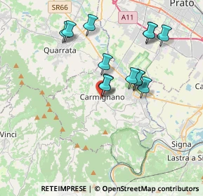 Mappa Piazza Giacomo Matteotti, 59015 Carmignano PO, Italia (3.46077)