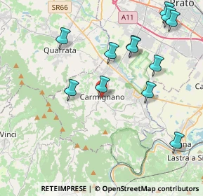 Mappa Piazza Giacomo Matteotti, 59015 Carmignano PO, Italia (4.62167)