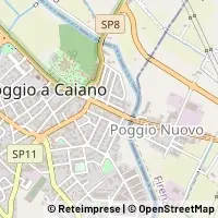 Hartă Poggio a Caiano