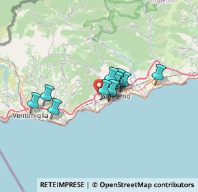 Mappa Strada Mulattiera S. Lorenzo, 18038 Sanremo IM, Italia (4.61833)