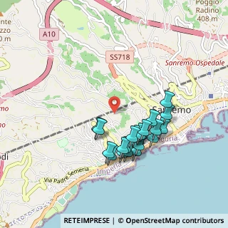Mappa Via Angelo, 18038 Sanremo IM, Italia (0.872)
