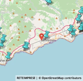 Mappa Strada Maccagnan, 18038 Sanremo IM, Italia (6.772)