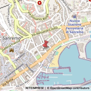 Mappa Via XX Settembre, 34, 18038 Sanremo, Imperia (Liguria)