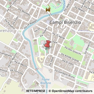 Mappa Via della Pace, 3, 50013 Campi Bisenzio, Firenze (Toscana)