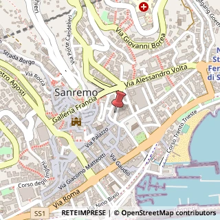 Mappa Via Privata Canessa Sghirla, 11, 18038 Sanremo, Imperia (Liguria)