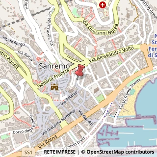 Mappa Via San Francesco, 29, 18038 Sanremo, Imperia (Liguria)