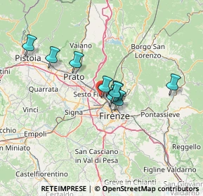 Mappa Largo 9 Novembre, 50019 Sesto Fiorentino FI, Italia (34.19647)