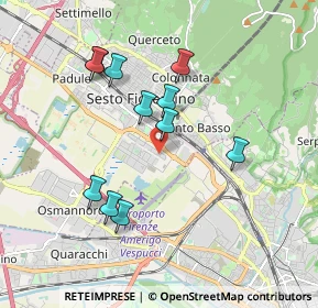 Mappa Largo 9 Novembre, 50019 Sesto Fiorentino FI, Italia (1.78182)