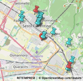 Mappa Largo 9 Novembre, 50019 Sesto Fiorentino FI, Italia (2.02824)