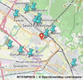 Mappa Largo 9 Novembre, 50019 Sesto Fiorentino FI, Italia (2.28667)