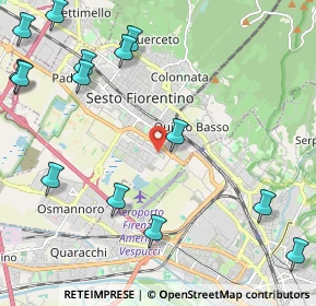Mappa Viale della Pace, 50019 Sesto Fiorentino FI, Italia (3.06867)