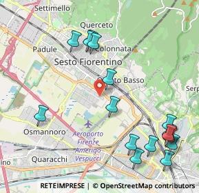 Mappa Largo 9 Novembre, 50019 Sesto Fiorentino FI, Italia (2.57313)